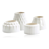 Dottir Alba Flock 4 Ceramic Votive Candleholders