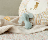 Maileg Lullaby Friends Elephant Rattle Dusty Blue