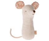 Maileg Lullaby Friends Mouse Rattle Natural