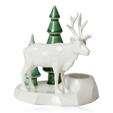 Dottir Nordic Design Winter Stories Reindeer in Forest Candle Holder