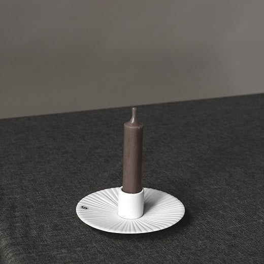 Storefactory Holmby Ceramic Candlestick Small White