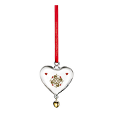 Holmegaard Ann-Sofi Romme Annual Glass Christmas Heart Decoration 2026