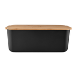 Eva Solo Bread Bin Black With Integrated Chopping Board