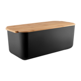 Eva Solo Bread Bin Black With Integrated Chopping Board