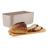 Eva Solo Bread Bin With Integrated Chopping Board Sand