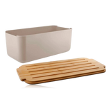 Eva Solo Bread Bin With Integrated Chopping Board Sand