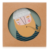 Spira of Sweden Set of 4 Birch Wood Coasters Astrid, Bia, Ebbot & Max