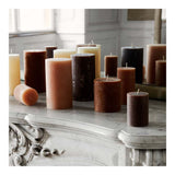 Broste Rustic Pillar Candle 10 x 11cm Nordic Green