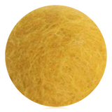 Gry & Sif Felt Flower Ball Ø3cm Dark Yellow