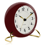 Arne Jacobsen Station Table Clock Bordeaux