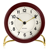Arne Jacobsen Station Table Clock Bordeaux