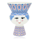 Bjørn Wiinblad Ceramic Carmen Vase Blue