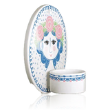 Bjørn Wiinblad Ceramic Tealight Holder Dora Blue