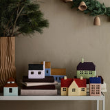 Broste Ceramic Bo Ornaments Nut Brown & Paprika Set of 2