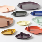 Broste Mie Metal Candle Holder Bright Blue