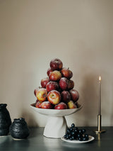 Broste Maro Silver Finish Candle Holder Small