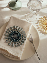 Broste Tulip Paper Rosette Ø12 cm Butter Yellow