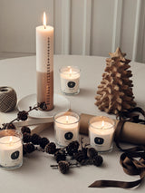 Broste Duo Advent Candle Powder Pink & Red 5 x 25cm