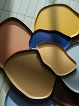 Broste Mie Metal Tray/Candle Plate Yellow