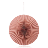 Broste Stella Rosette Hanging Paper Decoration Dark Red & Natural Large