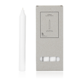 Broste Set of 10 Candles Boxed 2.2 x 19.4cm White