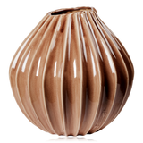Broste Ceramic Wide Vase Fawn Medium