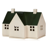 Broste Ceramic Bo Tealight House Golden Brown