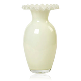 Broste Jasmin Mouthblown Glass Vase Primrose Yellow