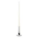 Broste Maro Silver Finish Candle Holder Large