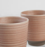 Broste Miko Stoneware Mug Set of 2 Dusty Pink