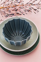 Dottir Samsurium Ceramic Serving Bowl Grey