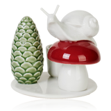 Dottir Winter Stories Candle Holder Snail and Mushroom