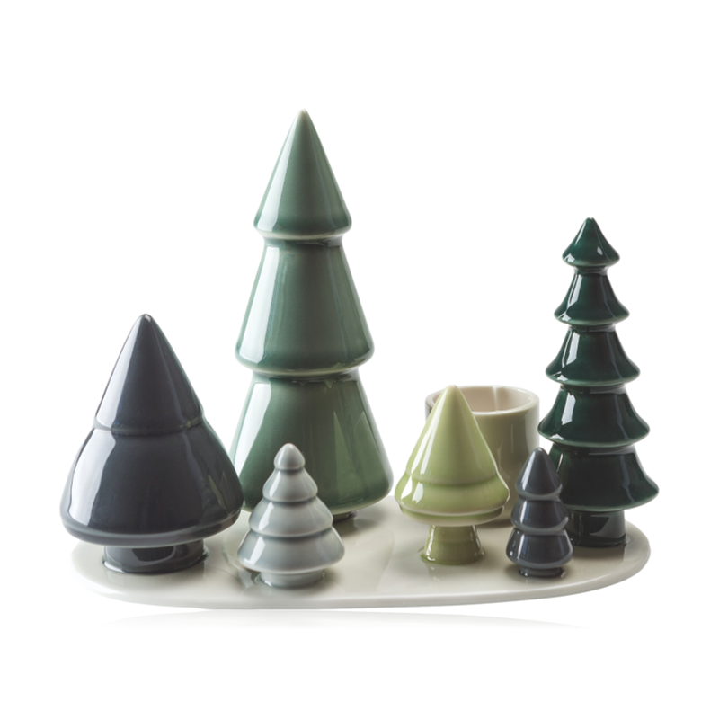 Dottir Ceramic Candleholder Winter Stories Forest – The