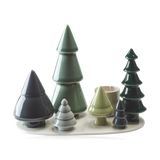 Dottir Ceramic Candleholder Winter Stories Forest