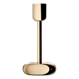 Iittala Nappula Candle Holder Tall Brass