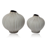 Lindform Line Vase Brown Dots Small