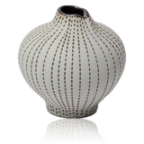 Lindform Line Vase Brown Dots Small