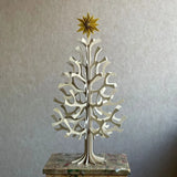 Lovi Star Decoration 10cm Set of 4 Honey Yellow