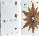 Lovi Star Wall Decoration 36cm Natural Wood