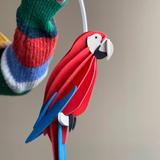 Lovi Parrot 26cm Red Scarlet Macaw
