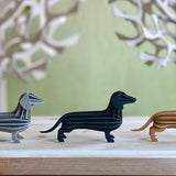 Lovi Birch Dachshund 12cm Black