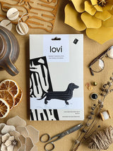 Lovi Birch Dachshund 12cm Black