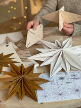 Lovi Star Wall Decoration 48cm Natural Wood