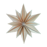 Lovi Star Wall Decoration 48cm Natural Wood
