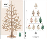 Lovi Spruce Tree 50cm Natural Wood