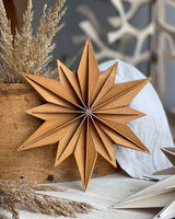 Lovi Star Wall Decoration 36cm Cinnamon