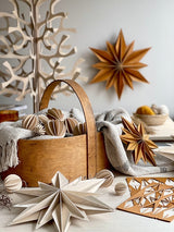 Lovi Star Wall Decoration 48cm Cinnamon