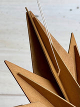 Lovi Star Wall or Hanging Decoration 15cm Honey