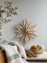 Lovi Star Wall Decoration 36cm Natural Wood