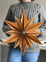 Lovi Star Wall Decoration 48cm Cinnamon